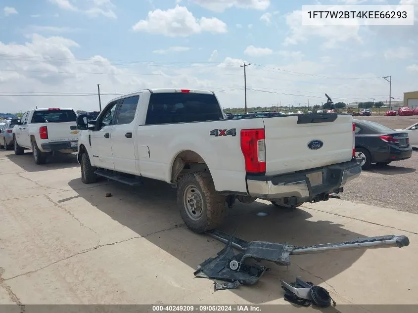 2019 Ford F-250 Super Duty VIN: 1FT7W2BT4KEE66293 Lot: 40249209