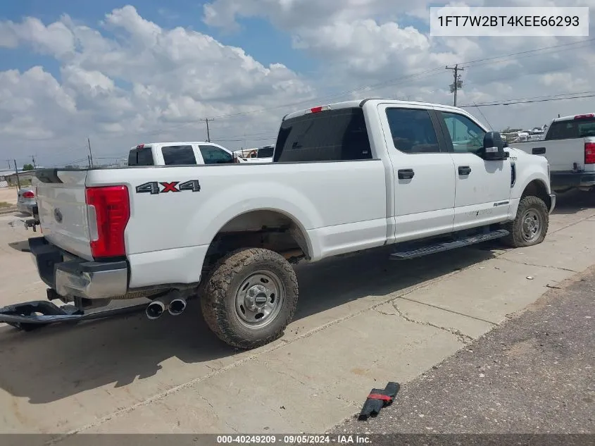 2019 Ford F-250 Super Duty VIN: 1FT7W2BT4KEE66293 Lot: 40249209