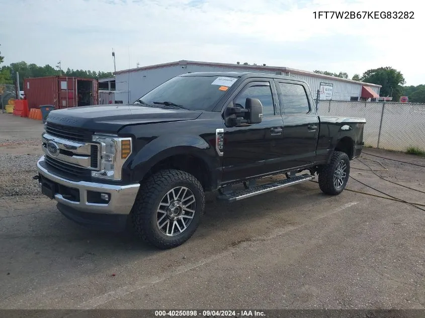 2019 Ford F-250 Xlt VIN: 1FT7W2B67KEG83282 Lot: 40250898