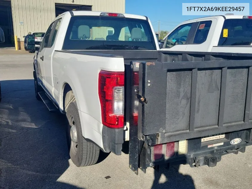 2019 Ford F-250 Xl VIN: 1FT7X2A69KEE29457 Lot: 40256232