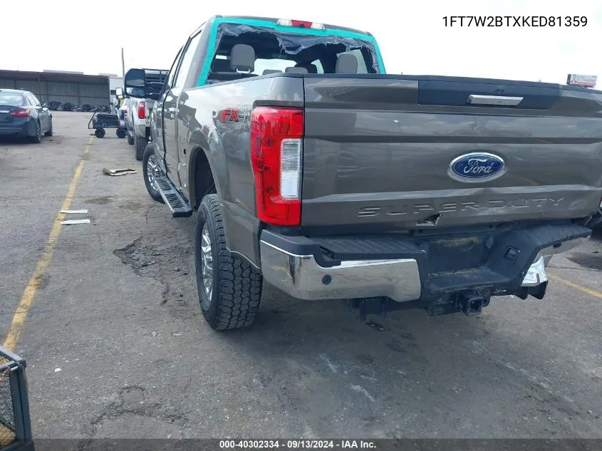 1FT7W2BTXKED81359 2019 Ford F-250 Xlt