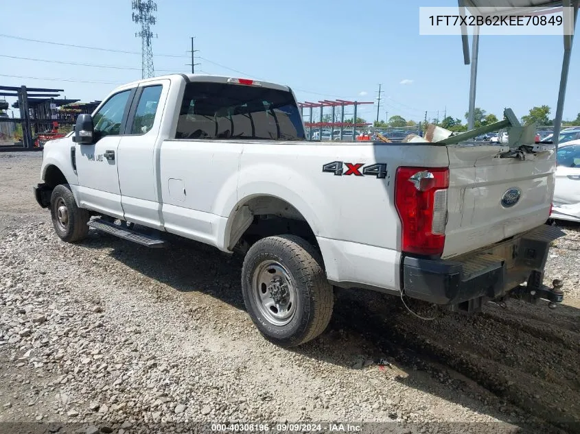 1FT7X2B62KEE70849 2019 Ford F-250 Xl