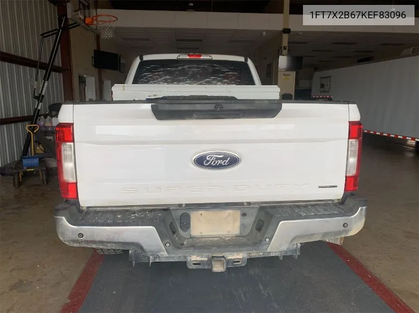 2019 Ford F-250 Xl VIN: 1FT7X2B67KEF83096 Lot: 40356944