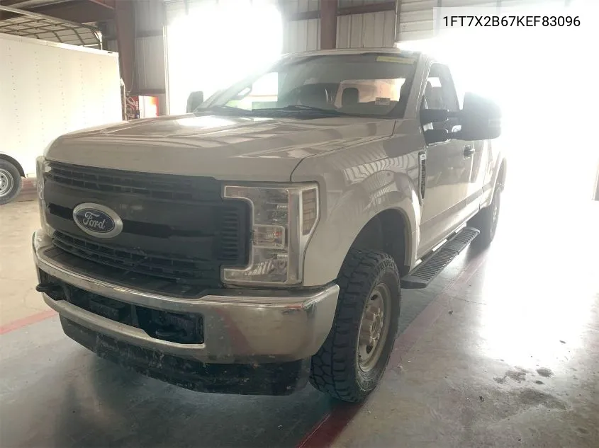 2019 Ford F-250 Xl VIN: 1FT7X2B67KEF83096 Lot: 40356944