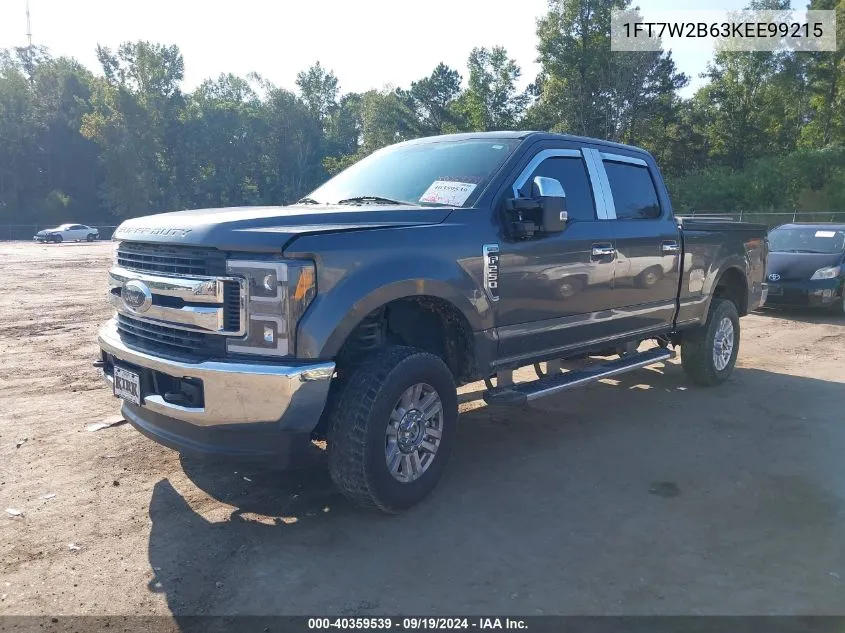 2019 Ford F-250 Xl VIN: 1FT7W2B63KEE99215 Lot: 40359539