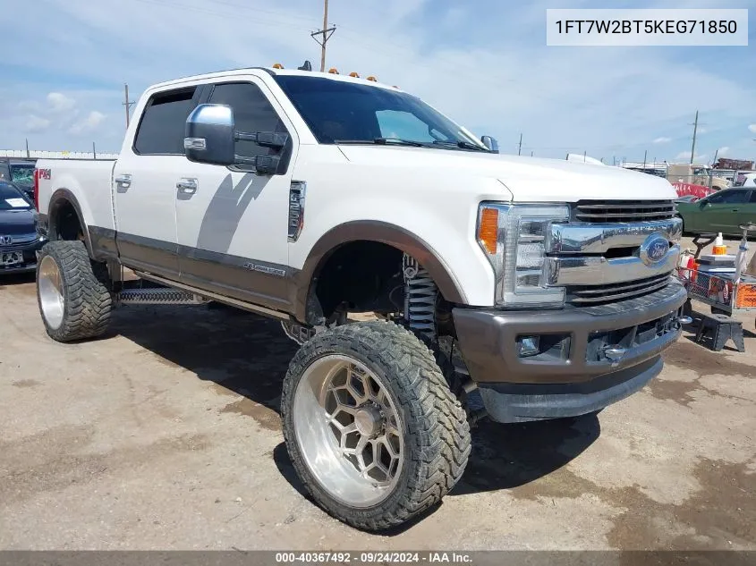 1FT7W2BT5KEG71850 2019 Ford F-250 King Ranch