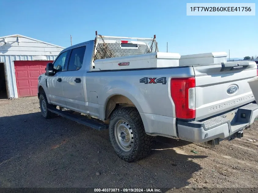 1FT7W2B60KEE41756 2019 Ford F-250 Xlt