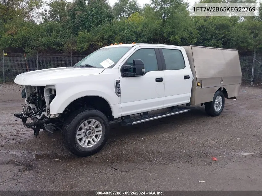 2019 Ford F-250 Xl VIN: 1FT7W2B65KEG22769 Lot: 40397788