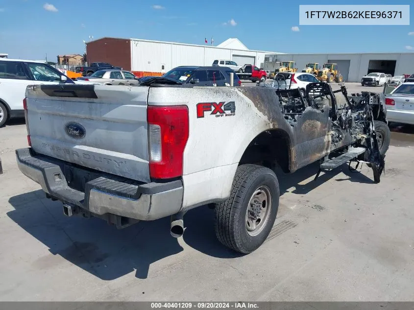 2019 Ford F-250 Xl VIN: 1FT7W2B62KEE96371 Lot: 40401209