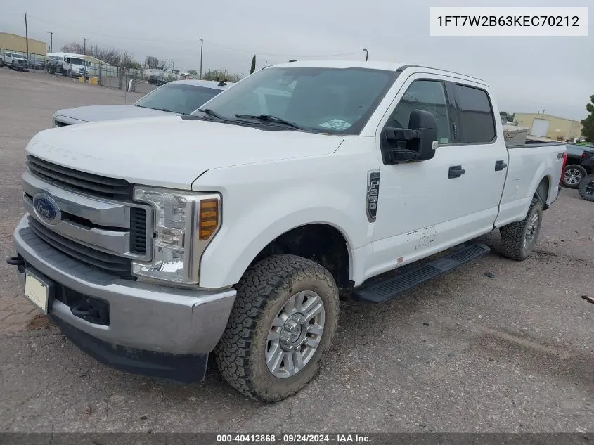 1FT7W2B63KEC70212 2019 Ford F250 Super Duty