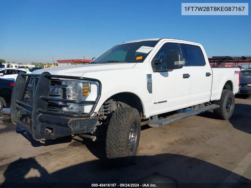 1FT7W2BT8KEG87167 2019 Ford F-250 Xlt