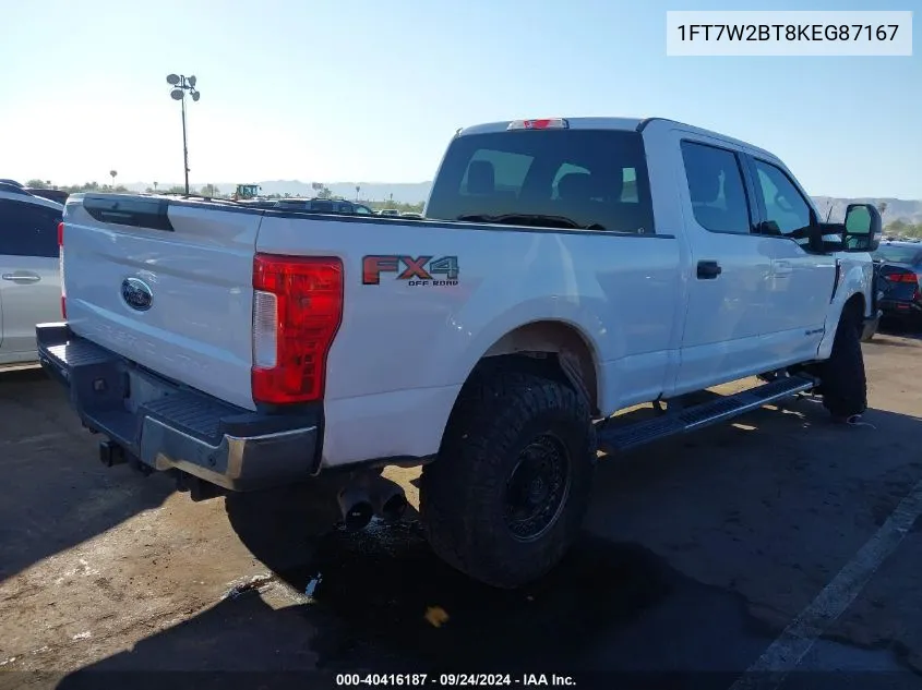 1FT7W2BT8KEG87167 2019 Ford F-250 Xlt