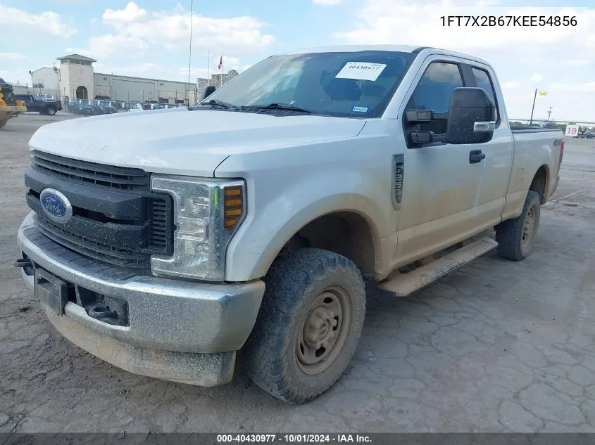 2019 Ford F-250 Xl VIN: 1FT7X2B67KEE54856 Lot: 40430977