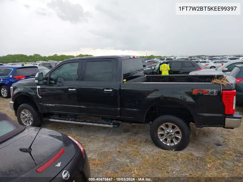 2019 Ford F-250 Xlt VIN: 1FT7W2BT5KEE99397 Lot: 40475647