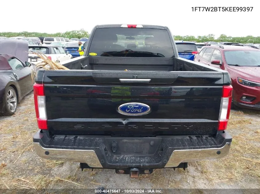 2019 Ford F-250 Xlt VIN: 1FT7W2BT5KEE99397 Lot: 40475647