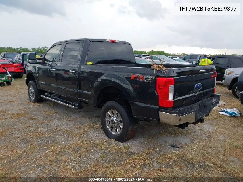 2019 Ford F-250 Xlt VIN: 1FT7W2BT5KEE99397 Lot: 40475647