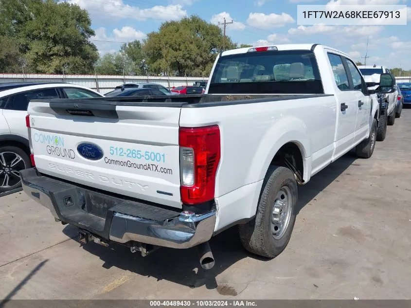 2019 Ford F-250 Xl VIN: 1FT7W2A68KEE67913 Lot: 40489430