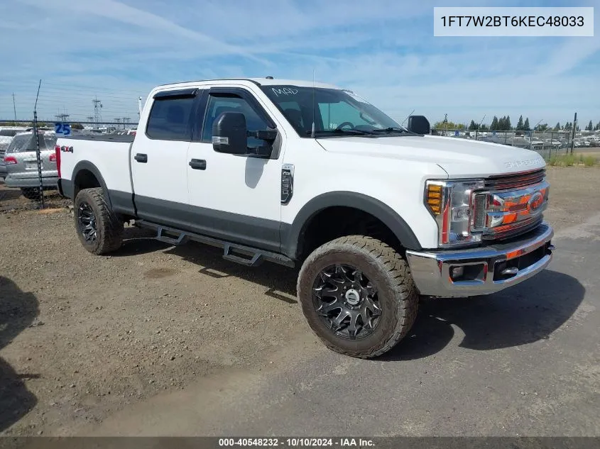 2019 Ford F-250 Xlt VIN: 1FT7W2BT6KEC48033 Lot: 40548232