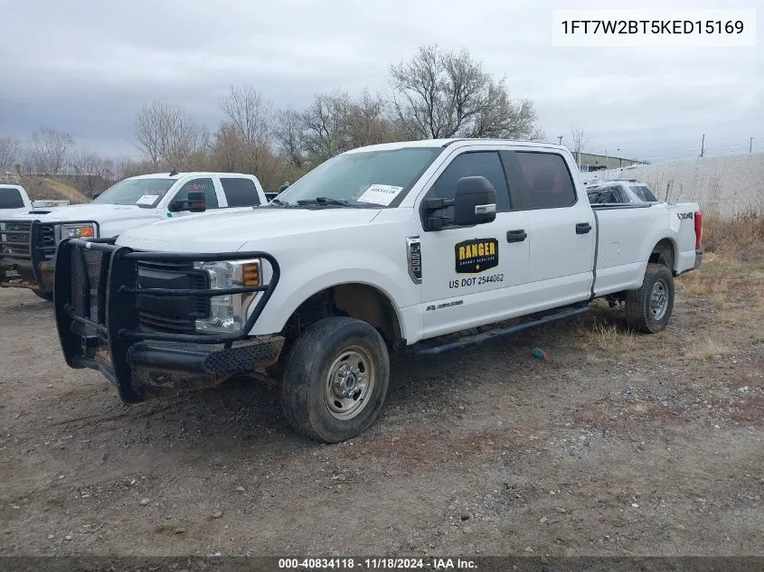 2019 Ford F-250 Xl VIN: 1FT7W2BT5KED15169 Lot: 40834118