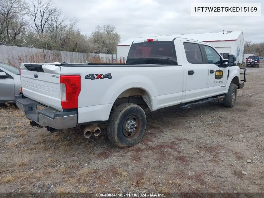 2019 Ford F-250 Xl VIN: 1FT7W2BT5KED15169 Lot: 40834118