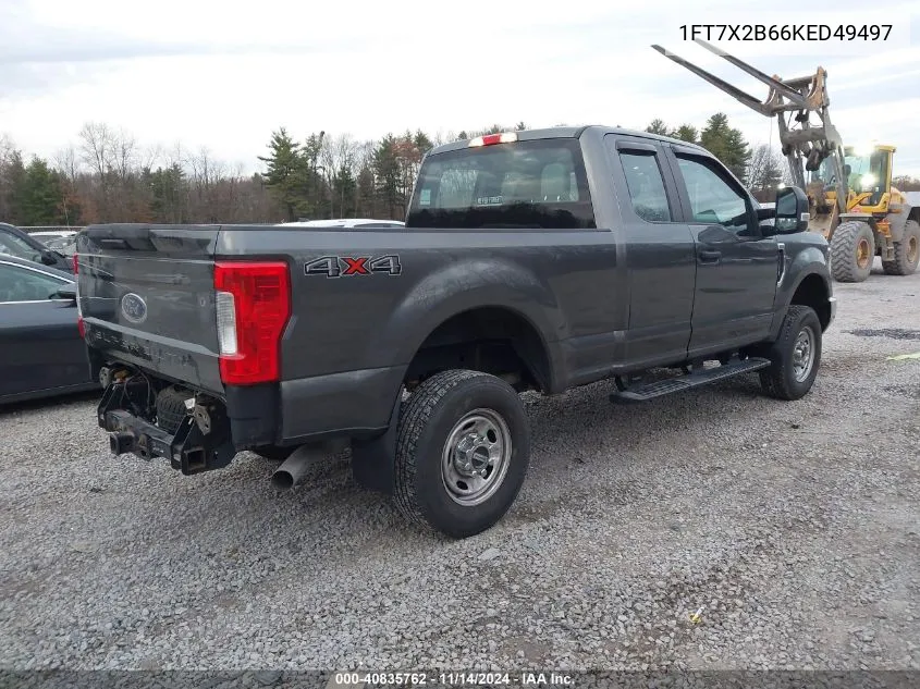 2019 Ford F-250 Xl VIN: 1FT7X2B66KED49497 Lot: 40835762