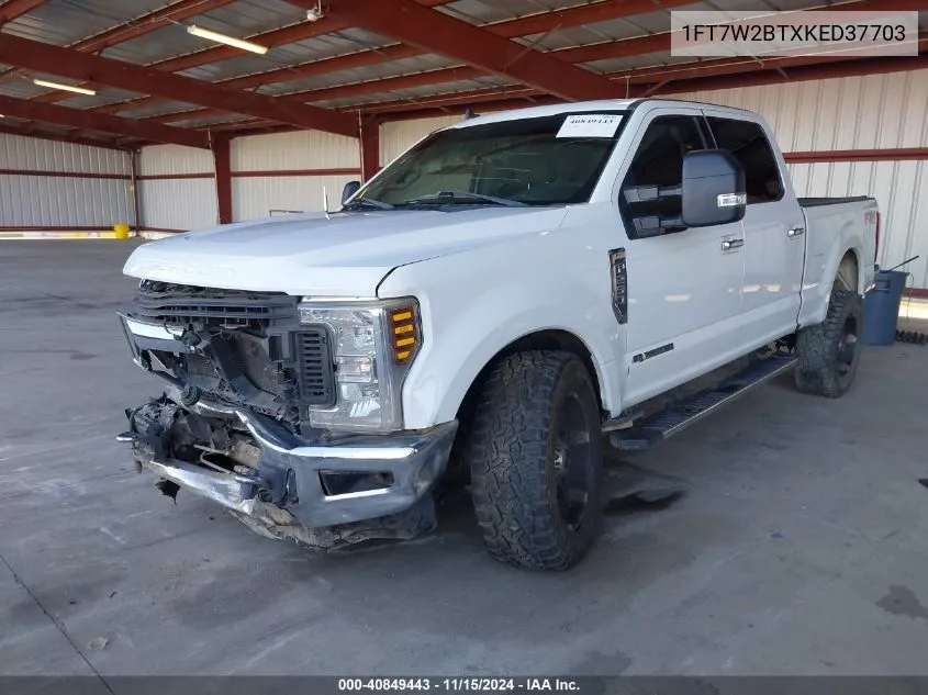 2019 Ford F-250 Xlt VIN: 1FT7W2BTXKED37703 Lot: 40849443