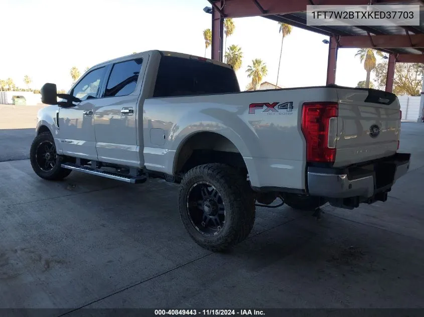 2019 Ford F-250 Xlt VIN: 1FT7W2BTXKED37703 Lot: 40849443