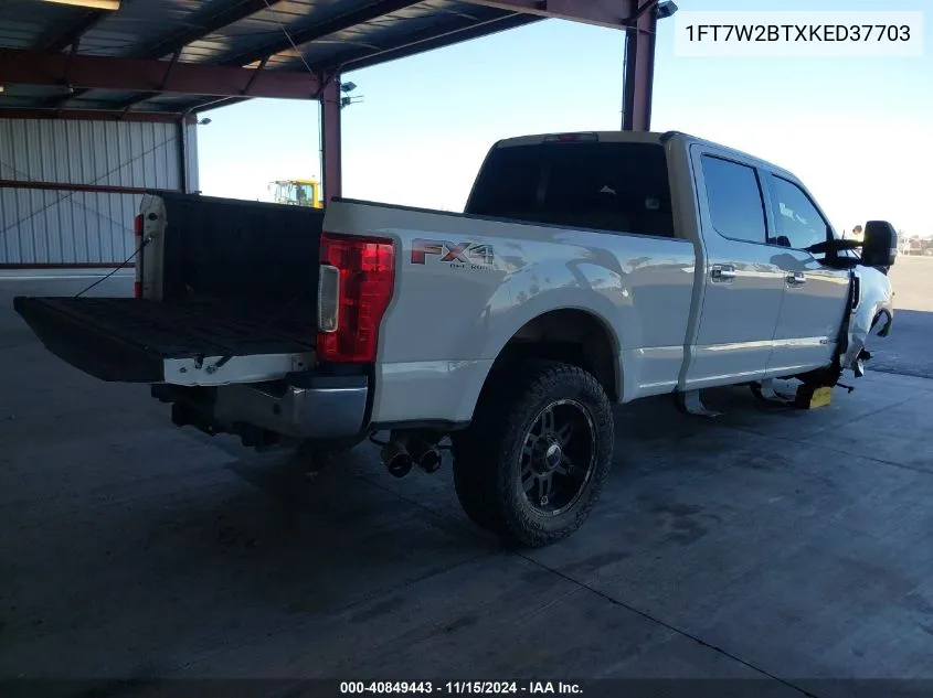 2019 Ford F-250 Xlt VIN: 1FT7W2BTXKED37703 Lot: 40849443