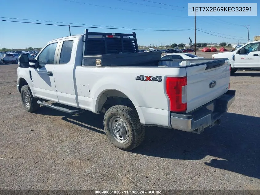 2019 Ford F-250 Xl VIN: 1FT7X2B69KEC33291 Lot: 40851036