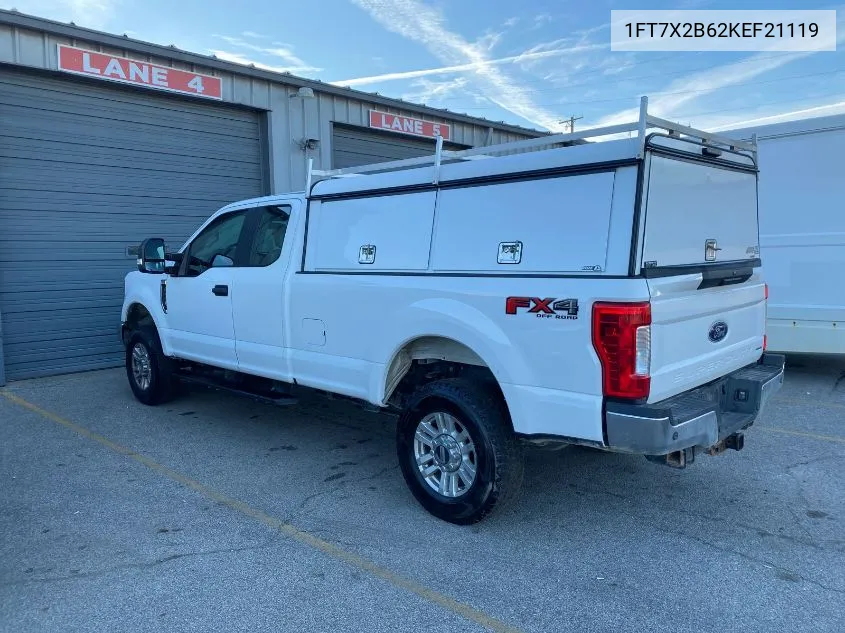 2019 Ford F-250 Xl VIN: 1FT7X2B62KEF21119 Lot: 40866754