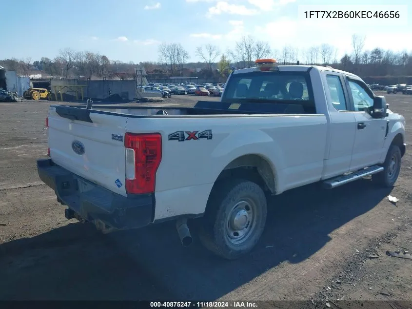 2019 Ford F-250 Xl VIN: 1FT7X2B60KEC46656 Lot: 40875247