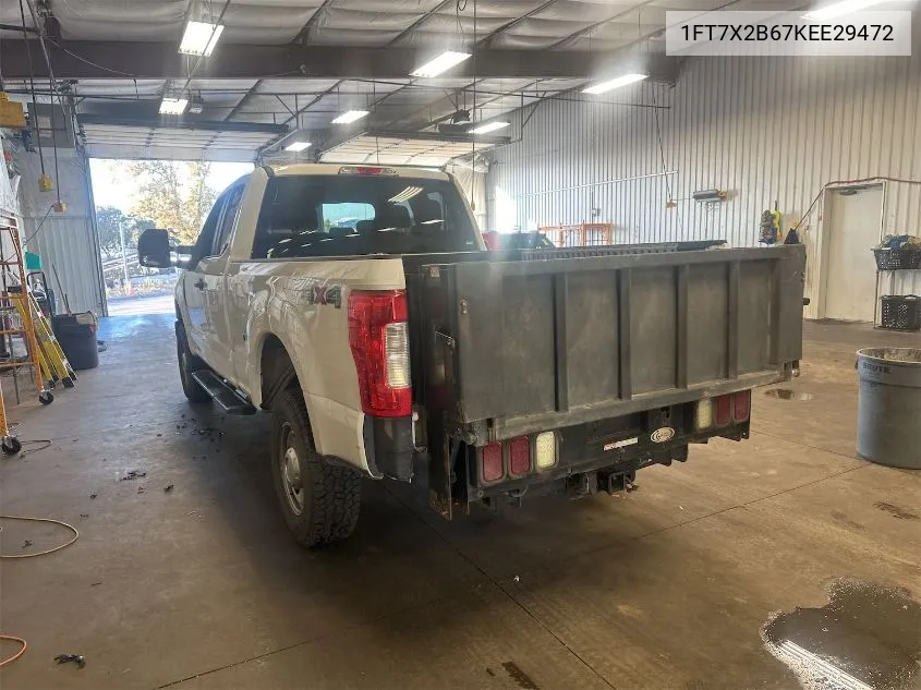 2019 Ford F-250 Xl VIN: 1FT7X2B67KEE29472 Lot: 40891615