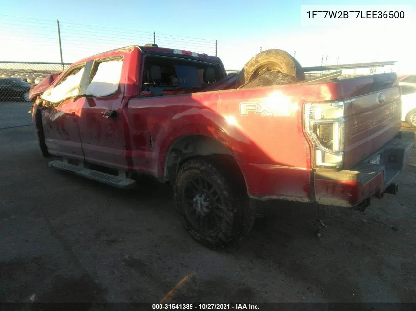 2020 Ford F-250 Lariat VIN: 1FT7W2BT7LEE36500 Lot: 31541389