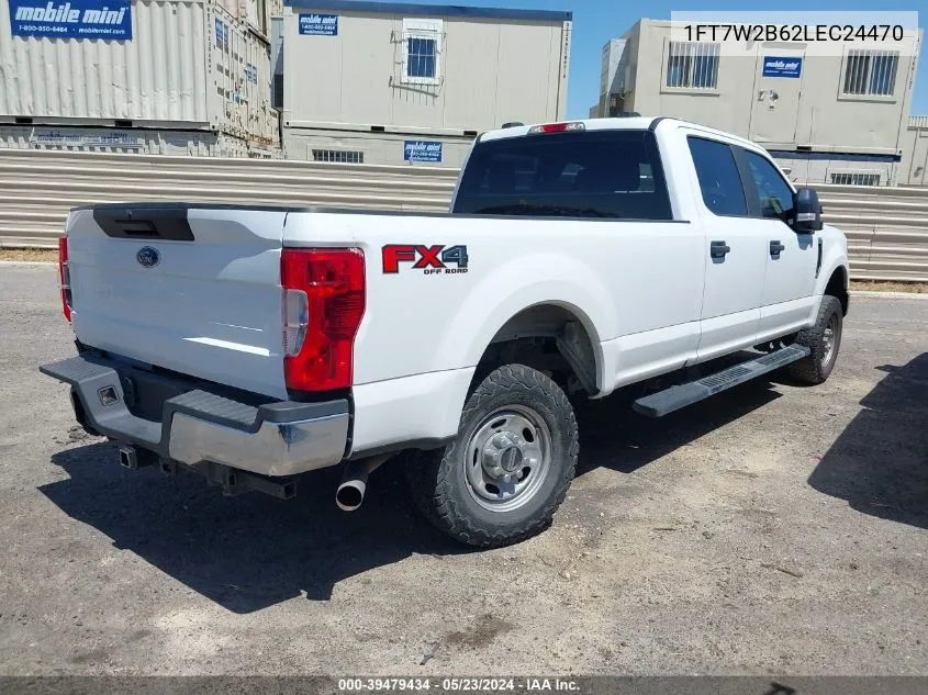 2020 Ford F-250 Xl VIN: 1FT7W2B62LEC24470 Lot: 39479434