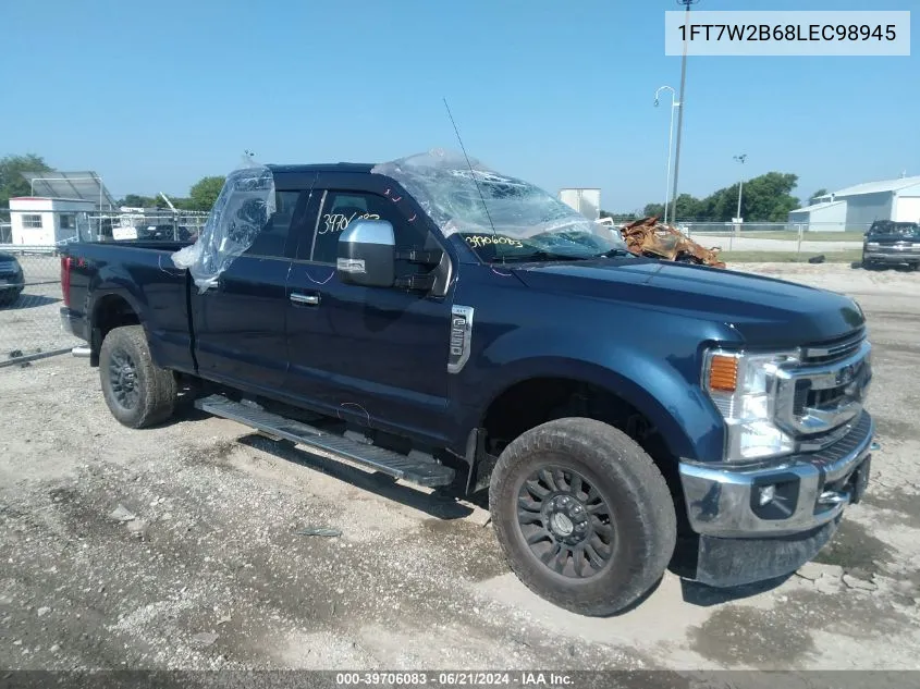 2020 Ford F-250 Super Duty VIN: 1FT7W2B68LEC98945 Lot: 39706083