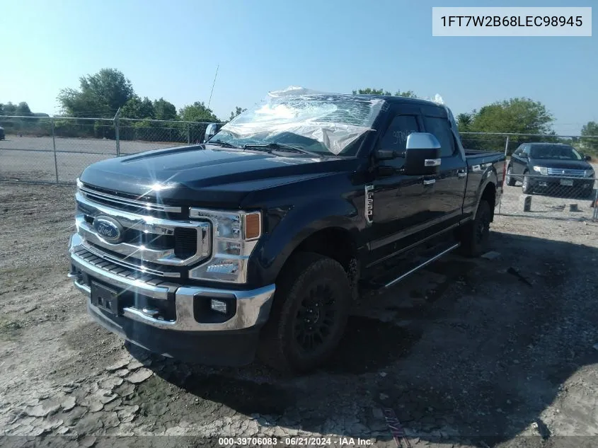 2020 Ford F-250 Super Duty VIN: 1FT7W2B68LEC98945 Lot: 39706083