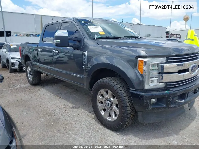 2020 Ford F-250 Platinum VIN: 1FT8W2BT4LEE18234 Lot: 39709174