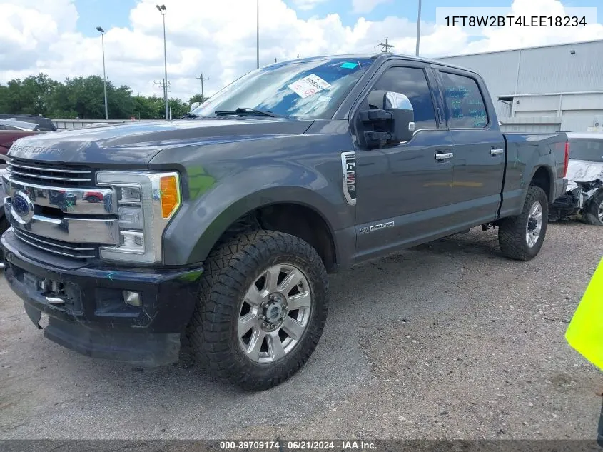 2020 Ford F-250 Platinum VIN: 1FT8W2BT4LEE18234 Lot: 39709174