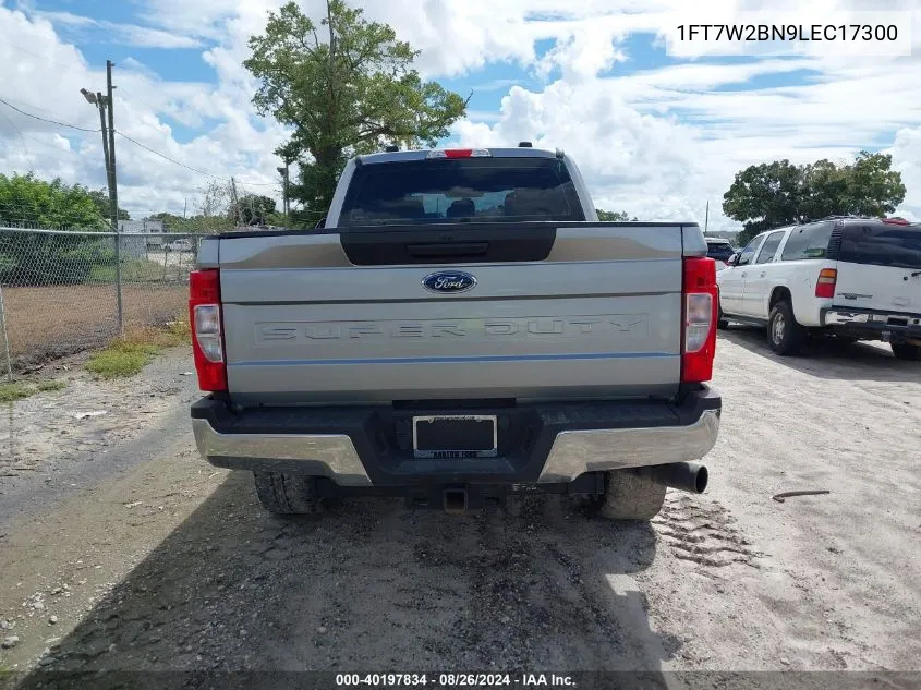 2020 Ford F-250 Xl VIN: 1FT7W2BN9LEC17300 Lot: 40197834