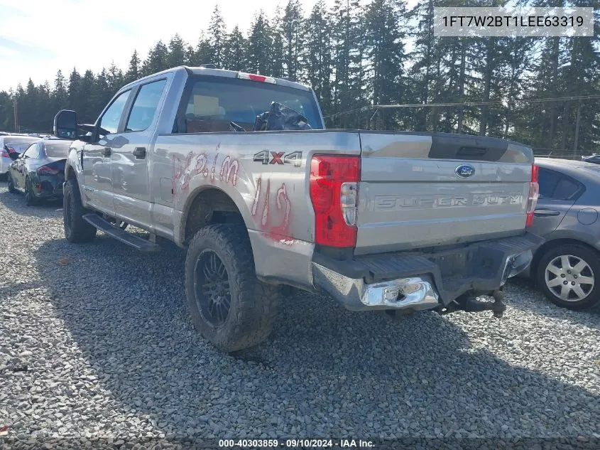 2020 Ford F-250 Xl VIN: 1FT7W2BT1LEE63319 Lot: 40303859