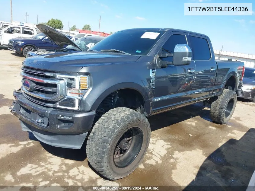 2020 Ford F-250 Platinum VIN: 1FT7W2BT5LEE44336 Lot: 40348255