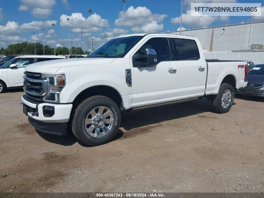 2020 Ford F-250 Platinum VIN: 1FT7W2BN9LEE94805 Lot: 40367243