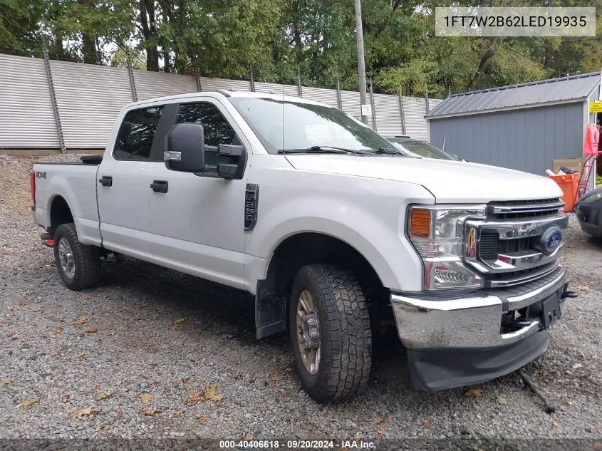 2020 Ford F-250 Xl VIN: 1FT7W2B62LED19935 Lot: 40406618