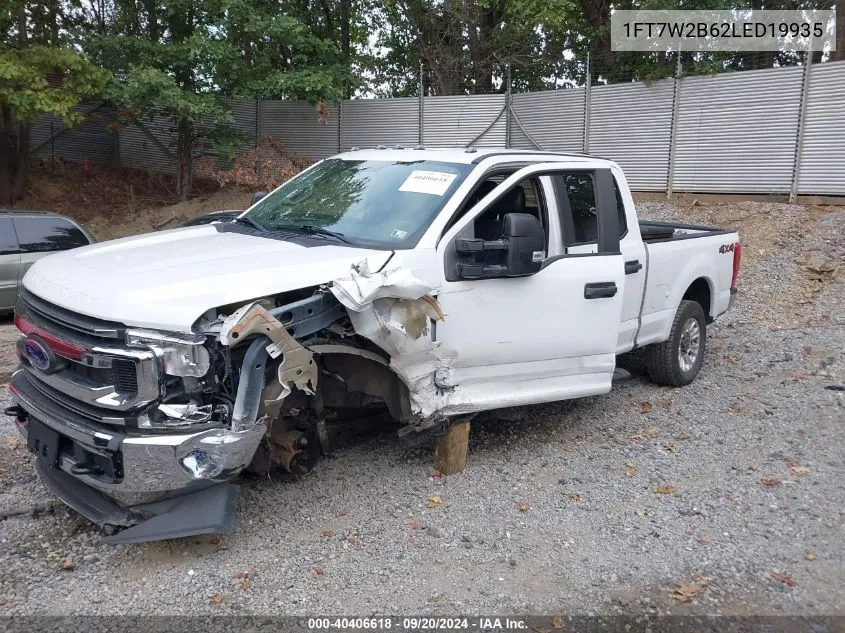 2020 Ford F-250 Xl VIN: 1FT7W2B62LED19935 Lot: 40406618