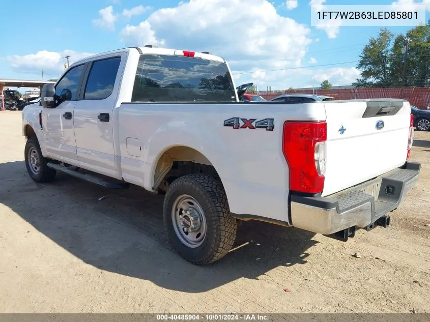 2020 Ford F-250 Xl VIN: 1FT7W2B63LED85801 Lot: 40485904