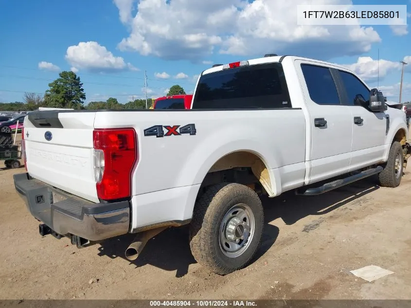 2020 Ford F-250 Xl VIN: 1FT7W2B63LED85801 Lot: 40485904