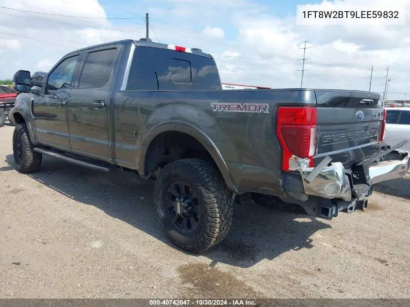 1FT8W2BT9LEE59832 2020 Ford F-250 Lariat