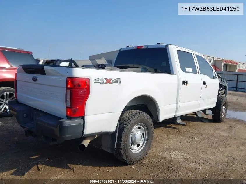 2020 Ford F-250 Xl VIN: 1FT7W2B63LED41250 Lot: 40767621