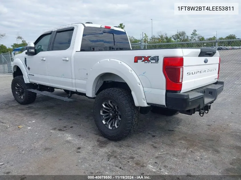 2020 Ford F-250 Lariat VIN: 1FT8W2BT4LEE53811 Lot: 40879550