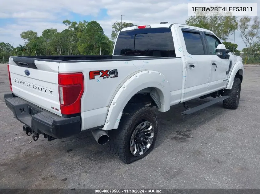 2020 Ford F-250 Lariat VIN: 1FT8W2BT4LEE53811 Lot: 40879550